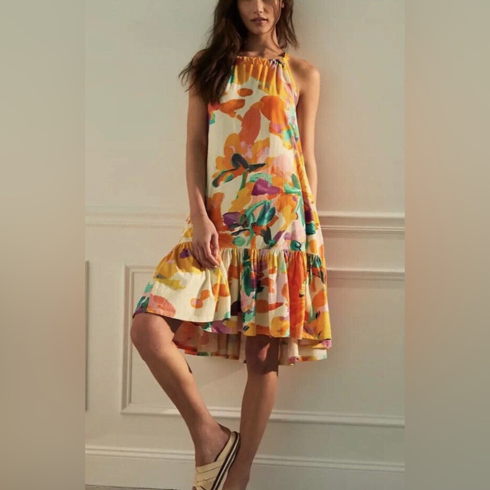 NWT Anthropologie Daily Practice Frida Cross-back dress, size XS